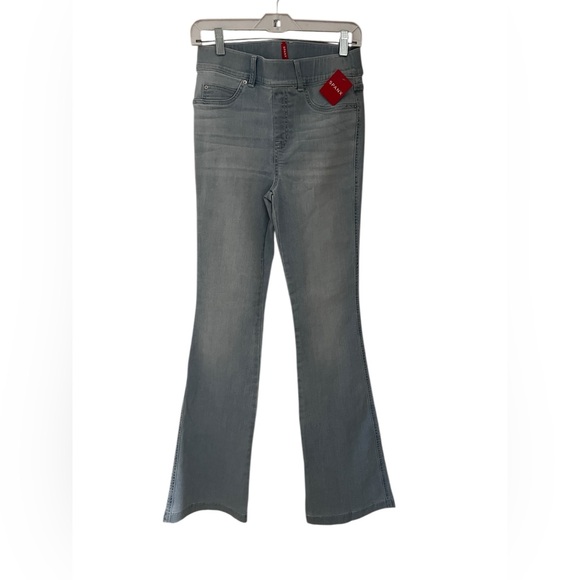 NWT SPANX light blue Denim Pants stretchy pull on waist band. Sz S - Picture 1 of 9